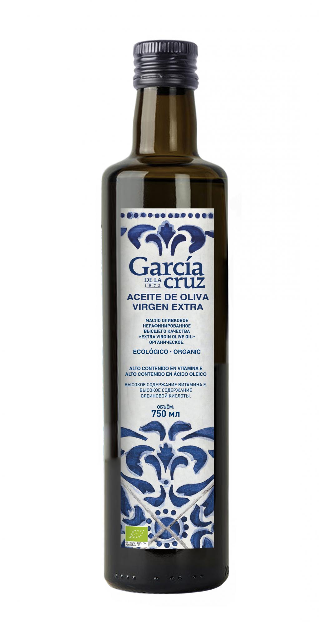 Масло оливковое Garcia de la Cruz EV Organic, 750 мл