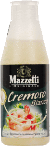 Соус Mazzetti Cremoso Bianco из белого бальзамического уксуса, пластик 215мл